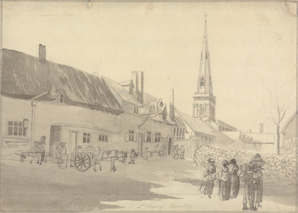 Leicester, Pyhän Marian kirkko tekijältä Edward Edwards