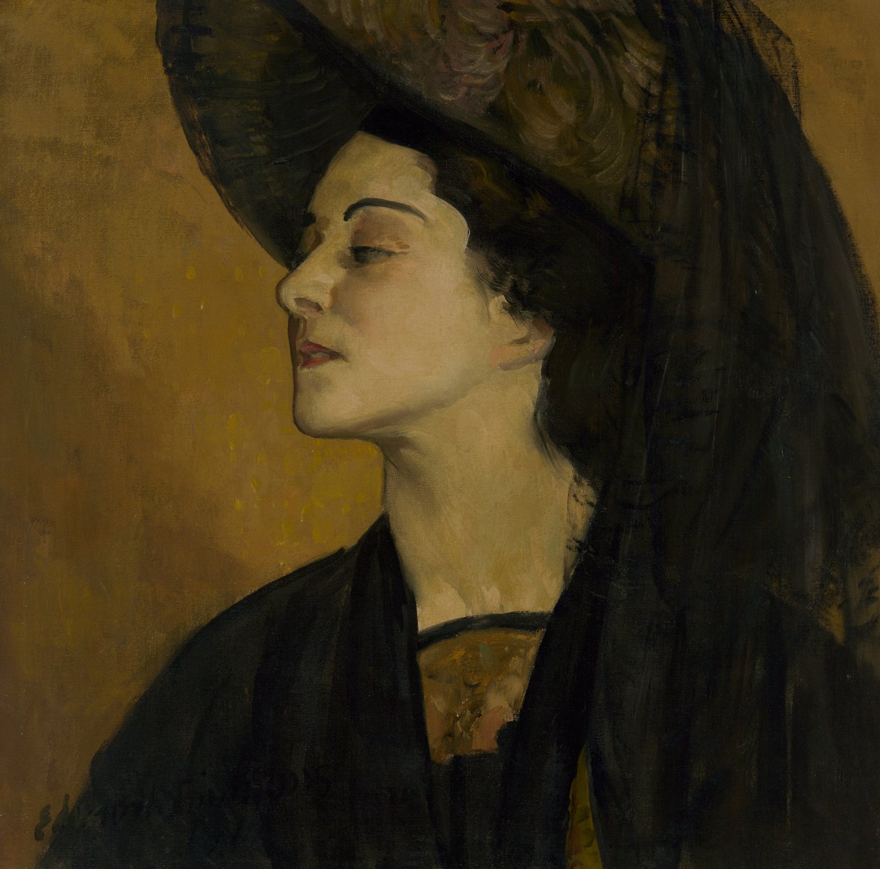 Alla Nazimova, 1910. tekijältä Edward Emerson Simmons