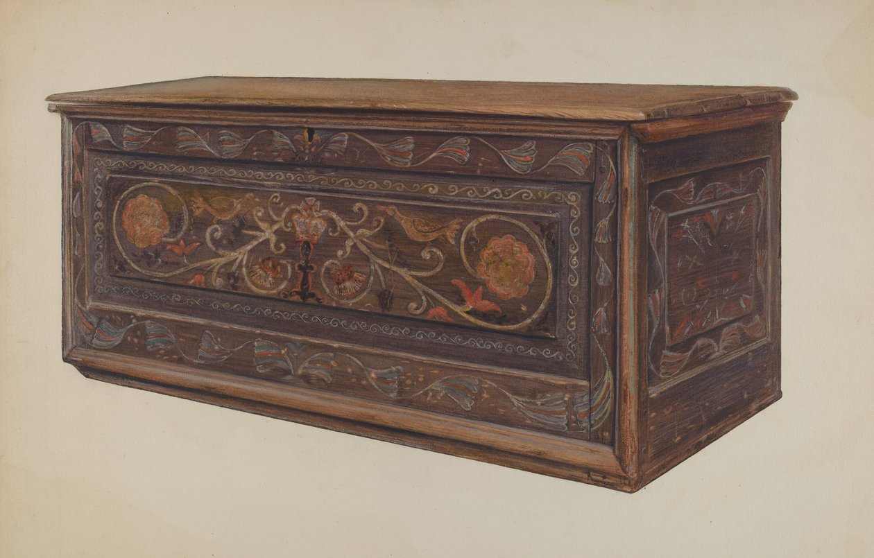 Maalattu Guilford Chest tekijältä Edward F. Engel