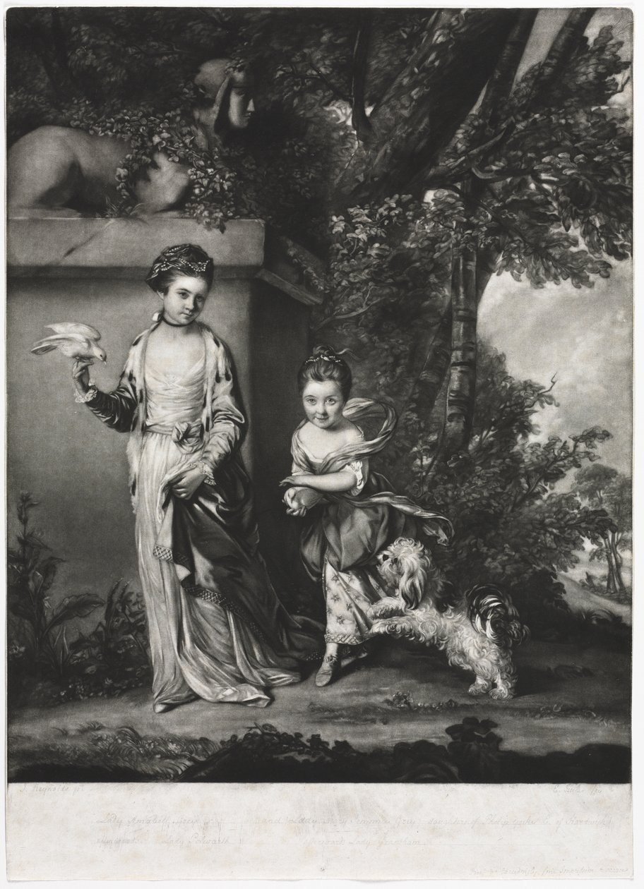 Ladies Amabel ja Mary Jemima Yorke tekijältä Edward Fisher