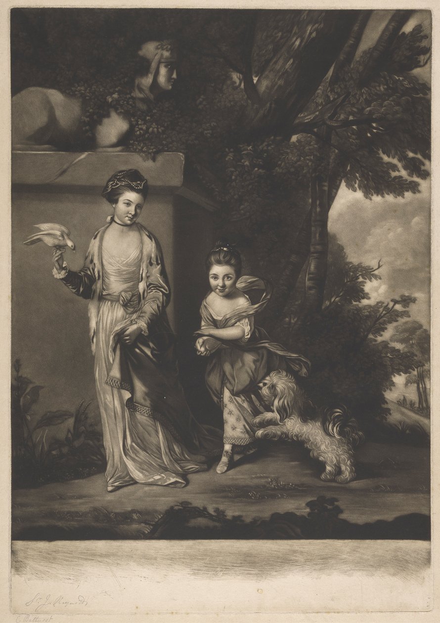 Ladies Amabel ja Mary Jemina Yorke tekijältä Edward Fisher