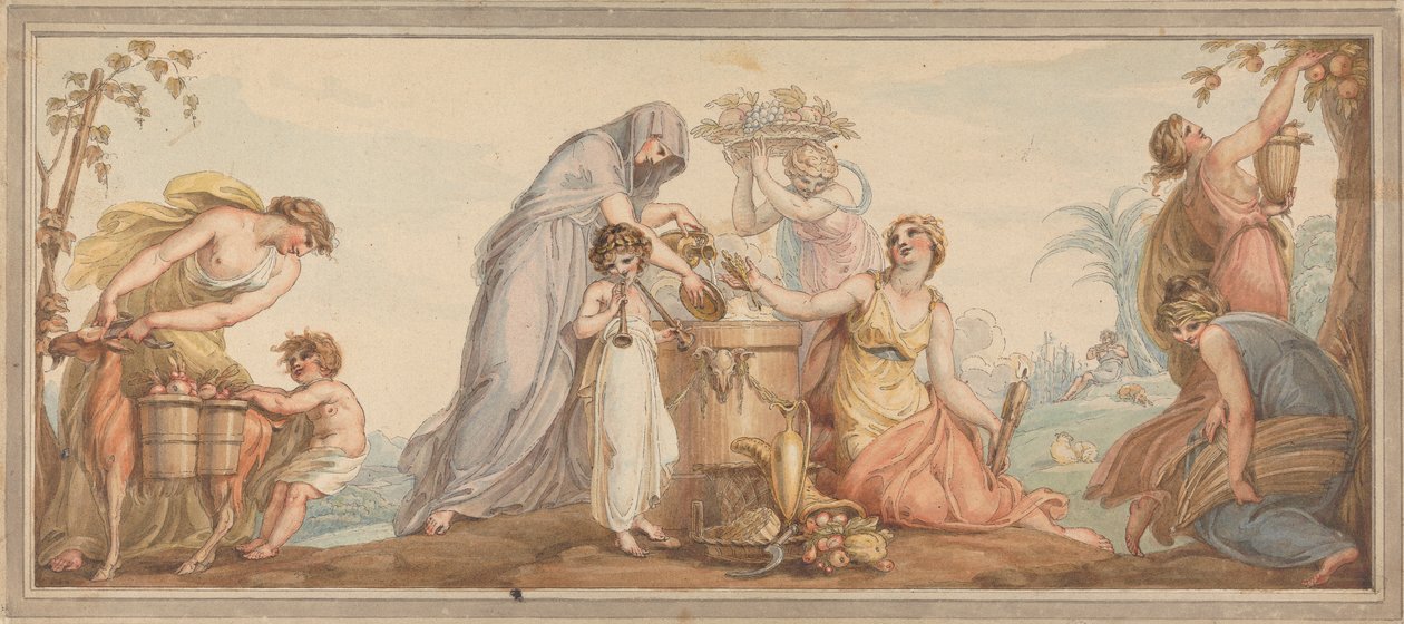 Allegoria syksylle tekijältä Edward Francis Burney