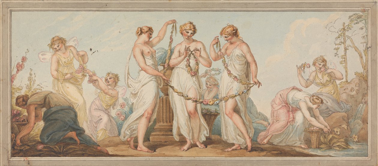 Allegoria keväälle tekijältä Edward Francis Burney