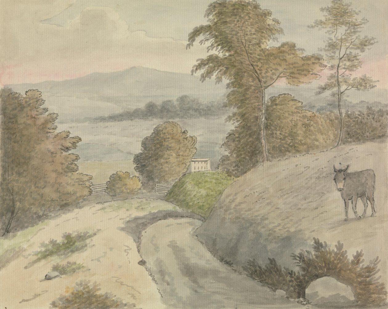 Näkymä Surreyssa tekijältä Edward Francis Burney
