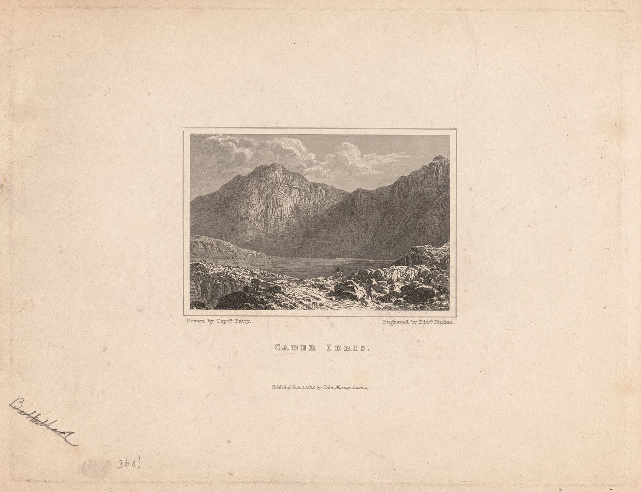 Cader idris tekijältä Edward Francis Finden