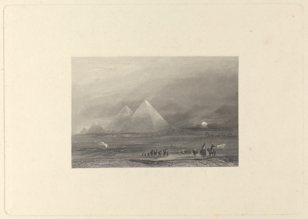 Egypti, Ghizen pyramidit tekijältä Edward Francis Finden