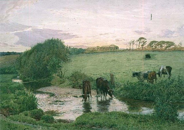 Lähellä St. Mawgania Cornwallissa tekijältä Edward Frederick Brewtnall