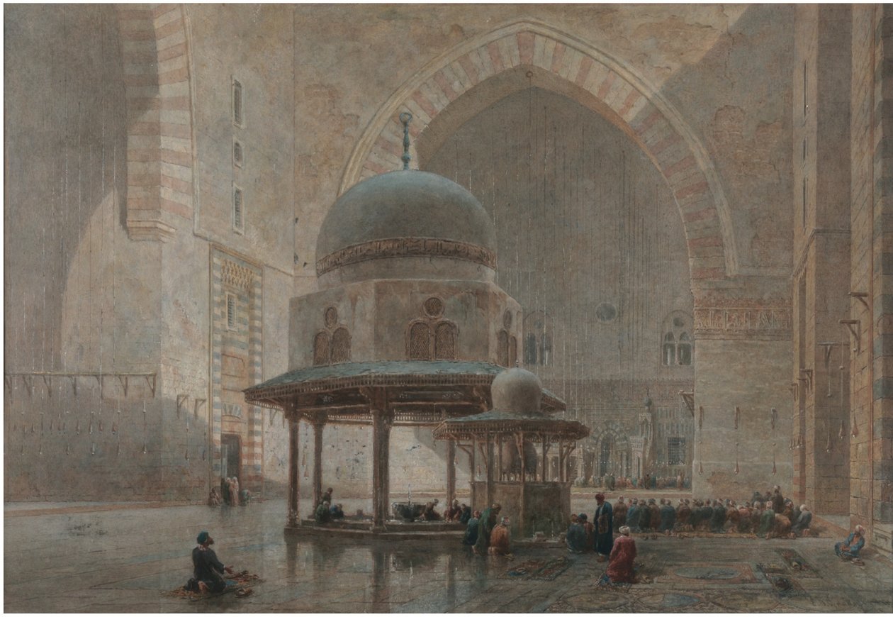 Sultan Hassanin moskeija-Madrassan sisustus Kairossa tekijältä Edward Goodall