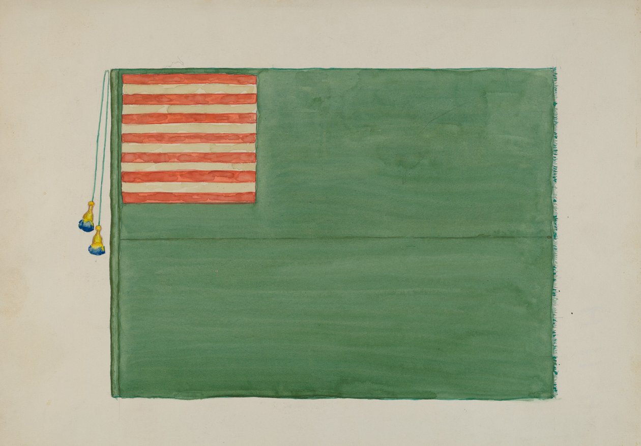 Vallankumouksellinen lippu, n. 1936. tekijältä Edward Grant
