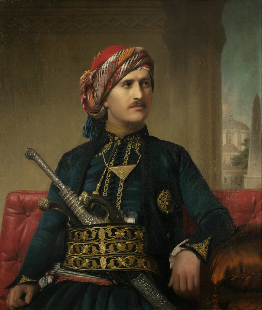 Armenialainen turkkilaisen puvun vanhaan tyyliin, 1848-49 tekijältä Edward Hartley Mooney