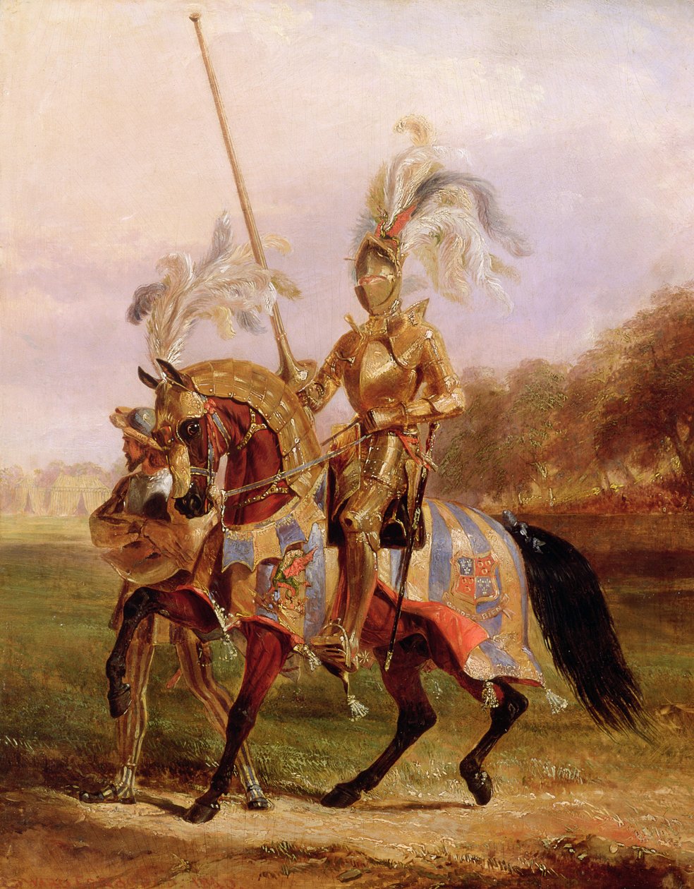 Eglintonissa, Lord of the Tournament, 1840 tekijältä Edward Henry Corbould
