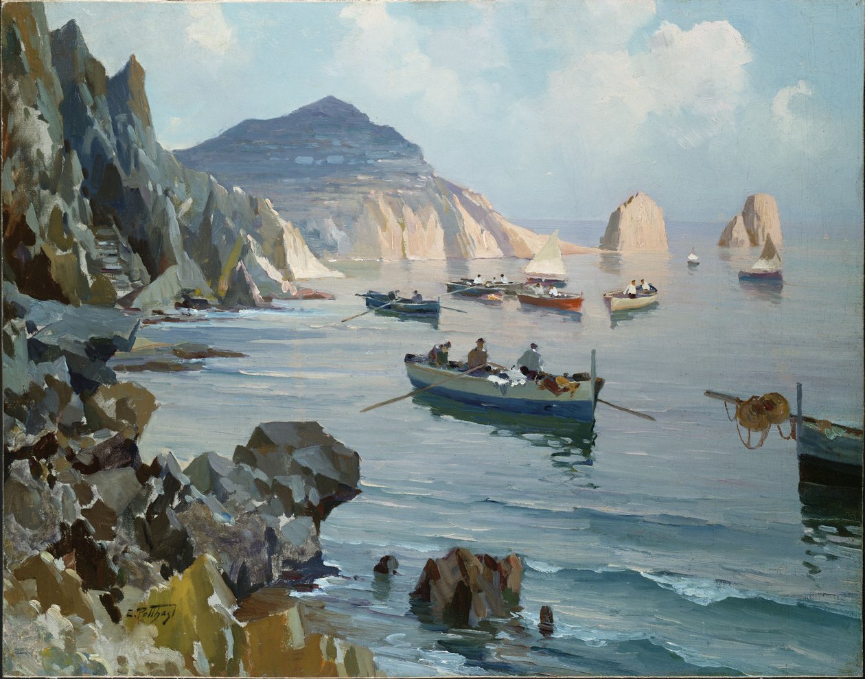 Veneitä Rocky Covessa tekijältä Edward Henry Potthast