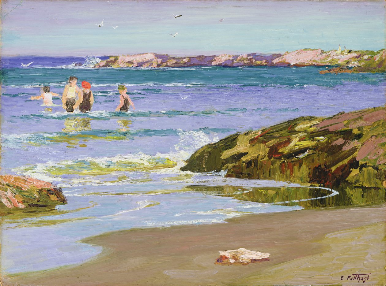 Laskuvesi, noin 1915 tekijältä Edward Henry Potthast