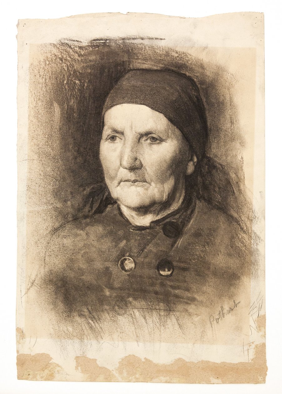 Opintopää (nainen huivissa) tekijältä Edward Henry Potthast