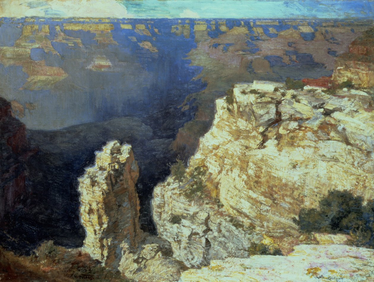 Grand Canyon (öljy kankaalle) tekijältä Edward Henry Potthast