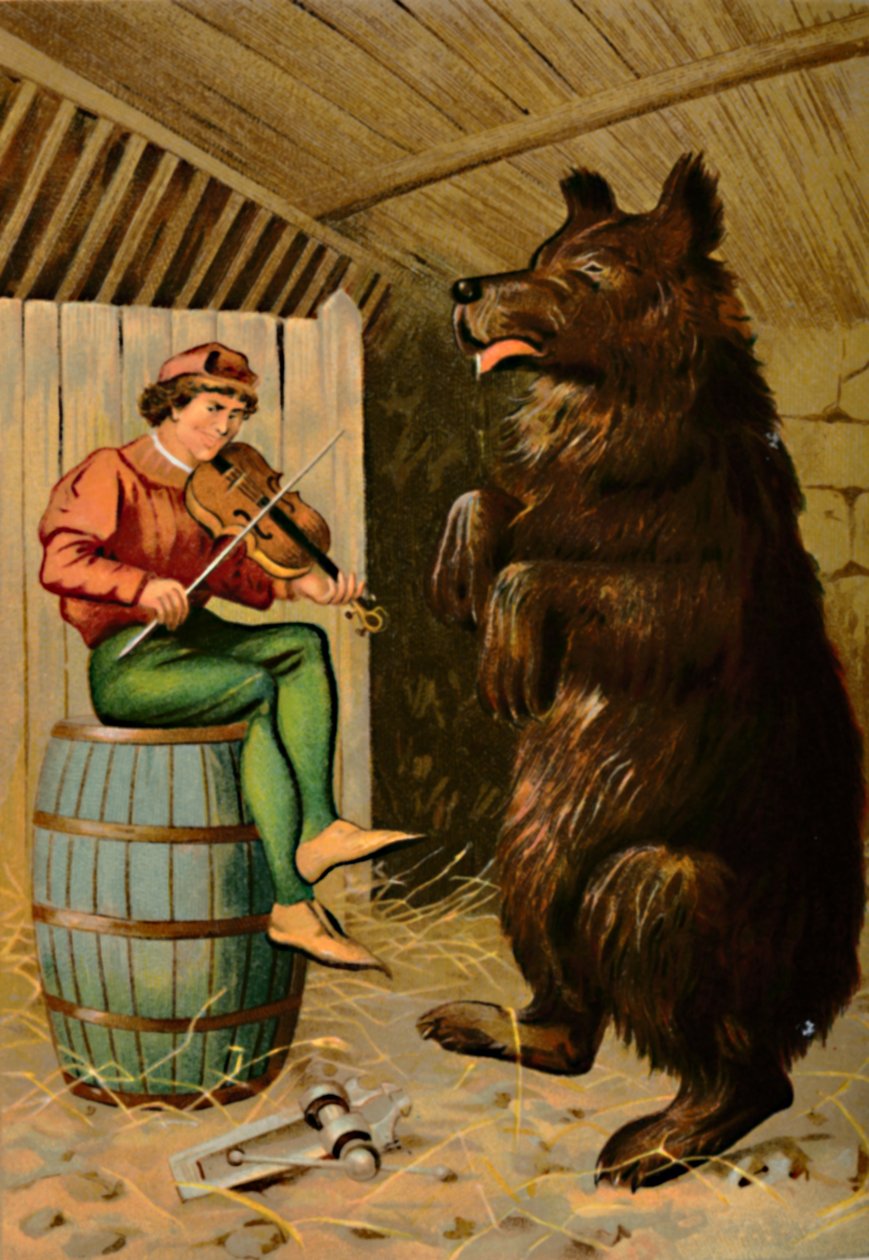 Tanssiva karhu, 1901 tekijältä Edward Henry Wehnert