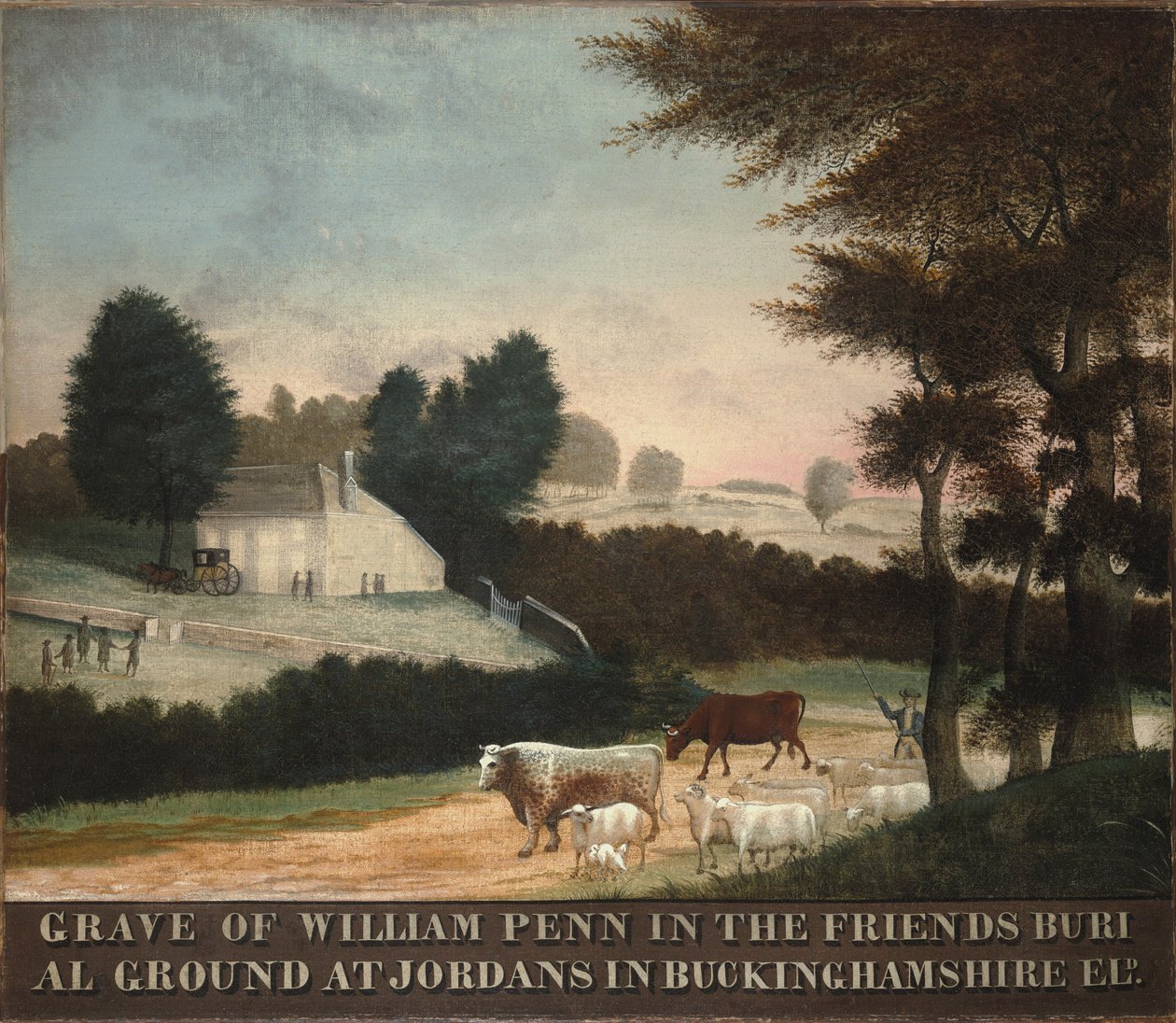 William Pennin hauta, 1847 tekijältä Edward Hicks