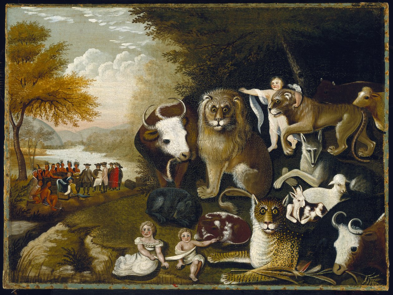 Rauhallinen valtakunta, n. 1833-34 tekijältä Edward Hicks