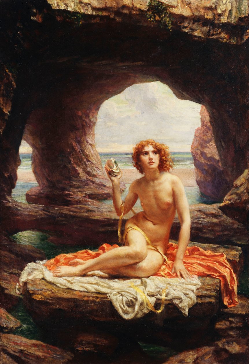 laskuveden aikaan, tekijältä Edward John Poynter