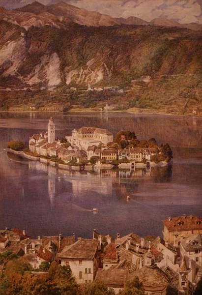 Isola San Giulio, Ortajärvi tekijältä Edward John Poynter
