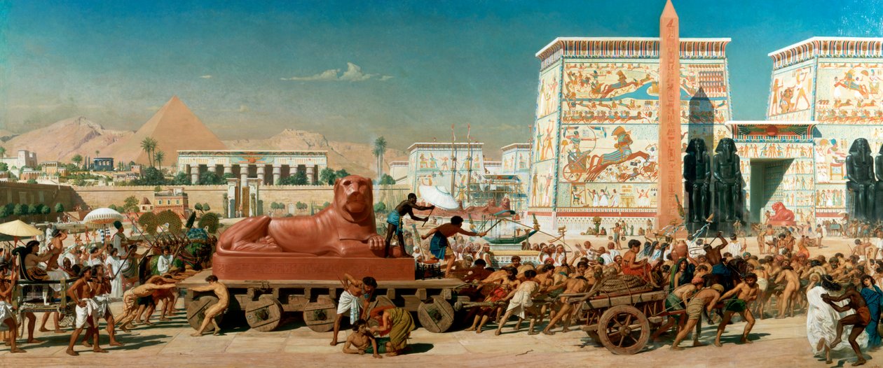 "Israel Egyptissä", 1867 tekijältä Edward John Poynter