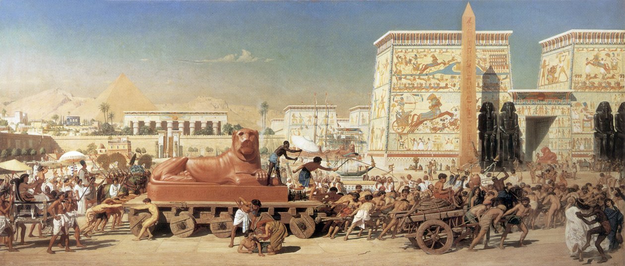 Israel Egyptissä vuonna 1867 (öljy kankaalle) tekijältä Edward John Poynter