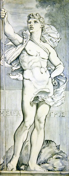 Meleager, n. 1866 (keraaminen) (pari numeroon 368310) tekijältä Edward John Poynter