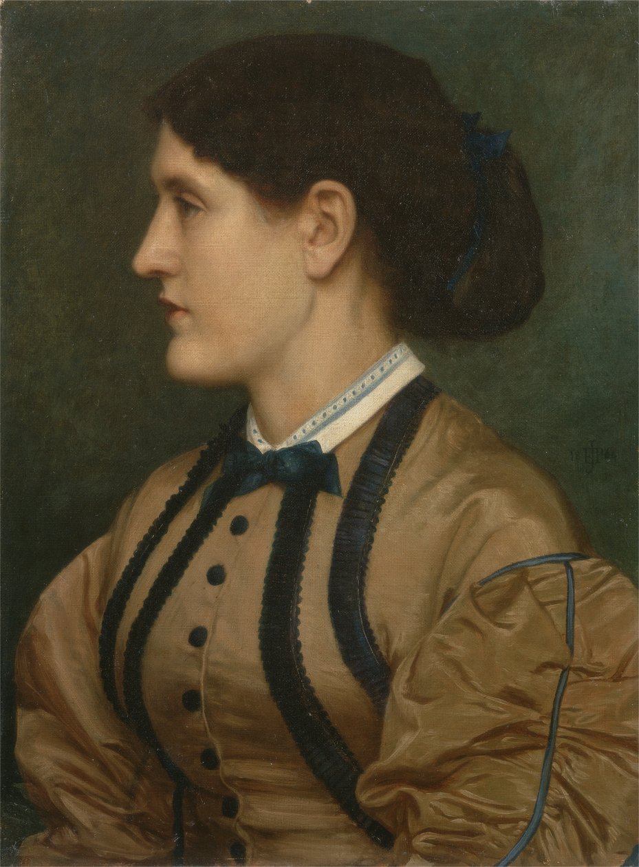 Muotokuva Eliza Eastlakesta (1809-93) 1864 (öljy kankaalle) tekijältä Edward John Poynter