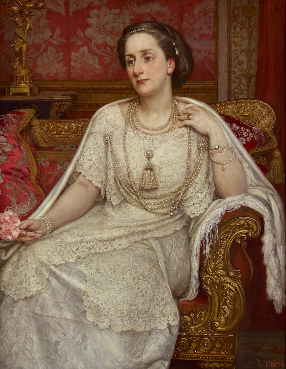 Lady Edithin muotokuva, Northumberlandin 7. herttua Henryn vaimo tekijältä Edward John Poynter