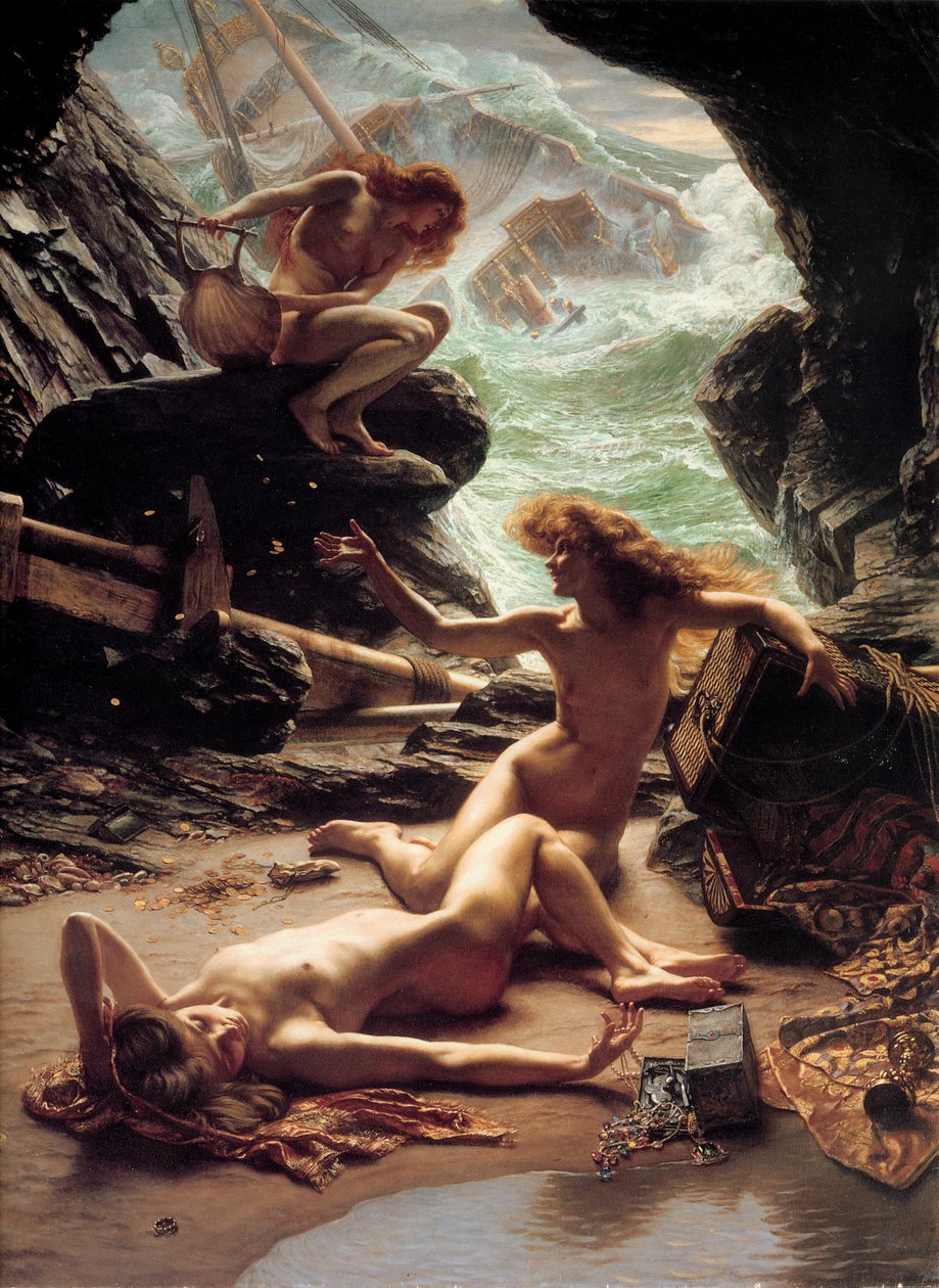 Myrskynymfien luola, 1903. tekijältä Edward John Poynter