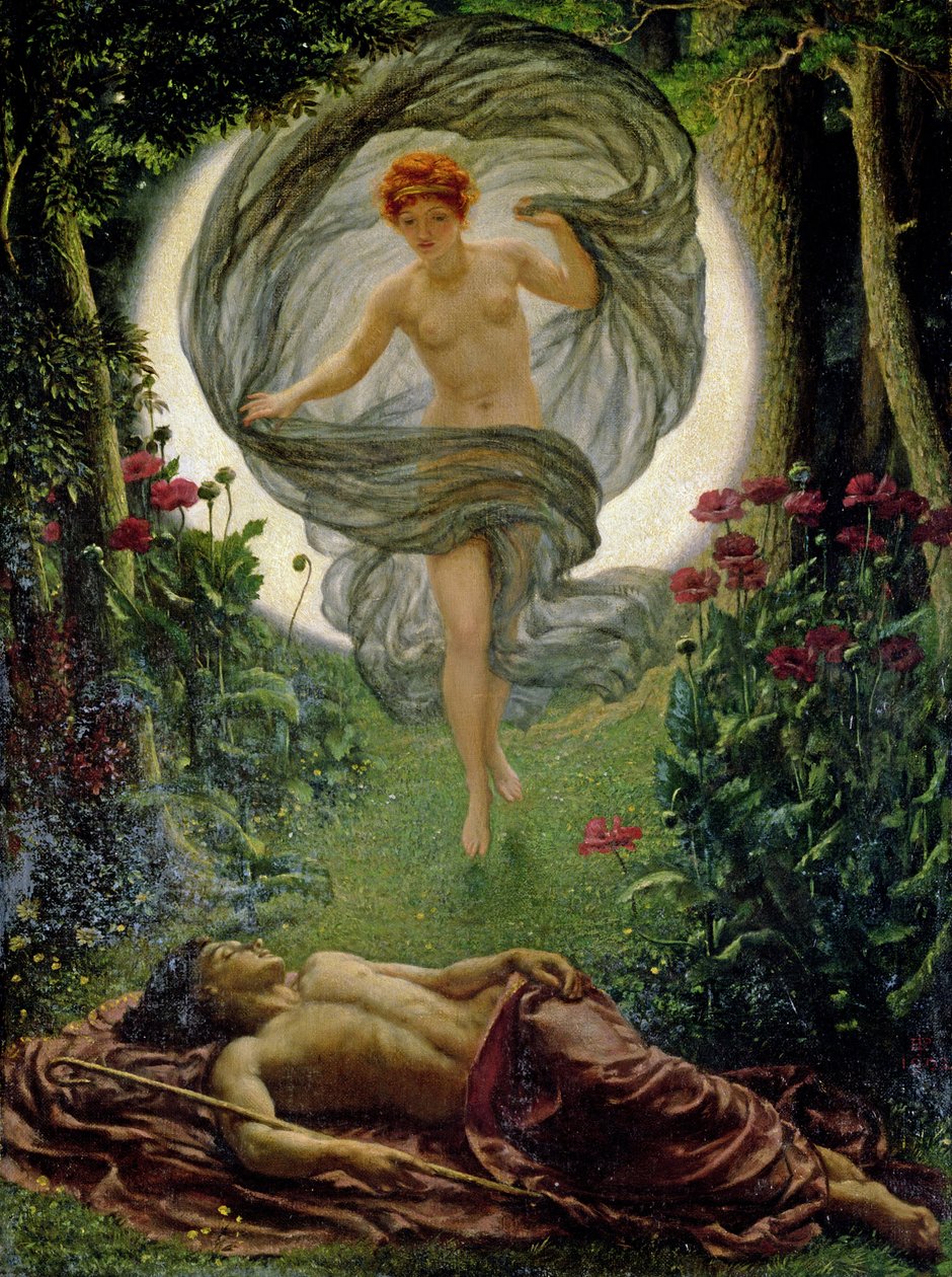 Endymionin visio tekijältä Edward John Poynter
