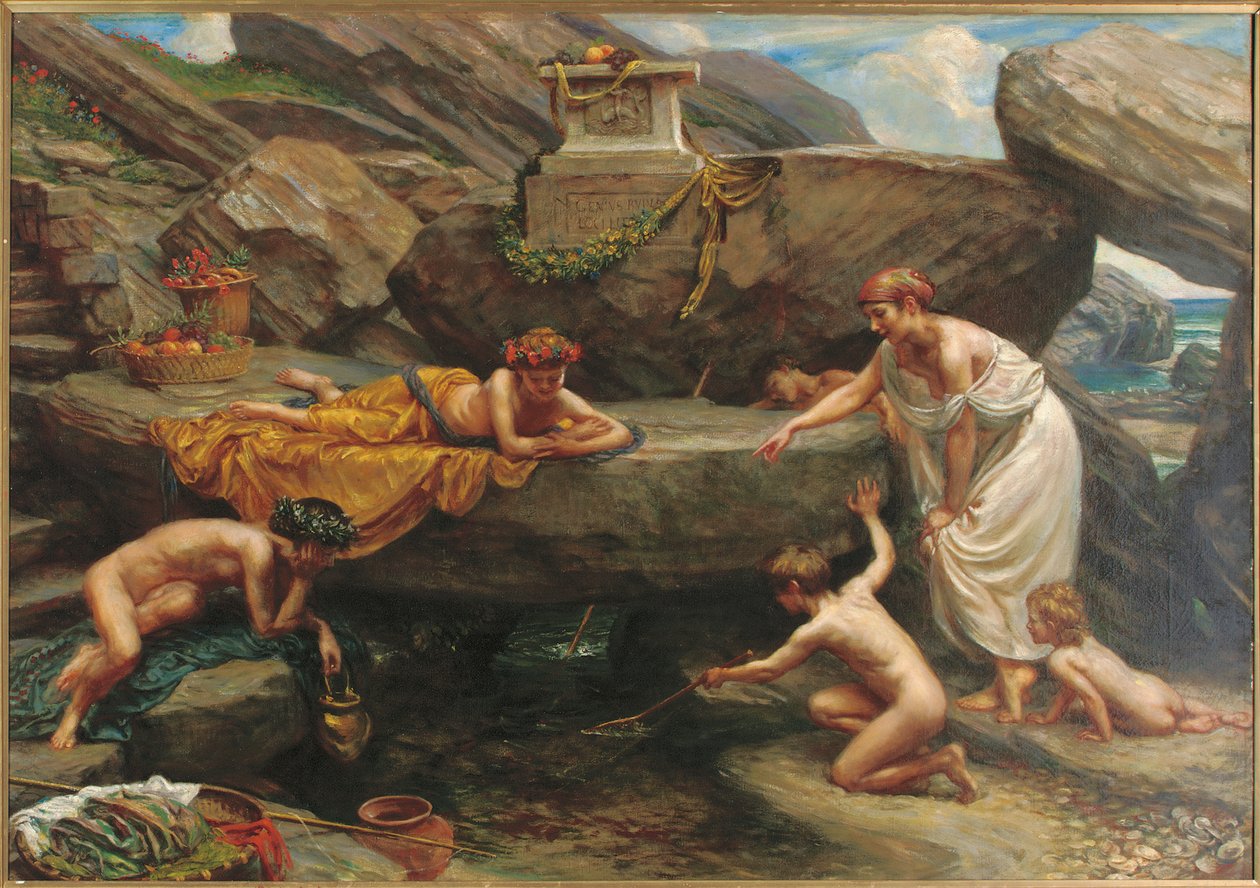 Syvyyden ihmeet: idylli tekijältä Edward John Poynter