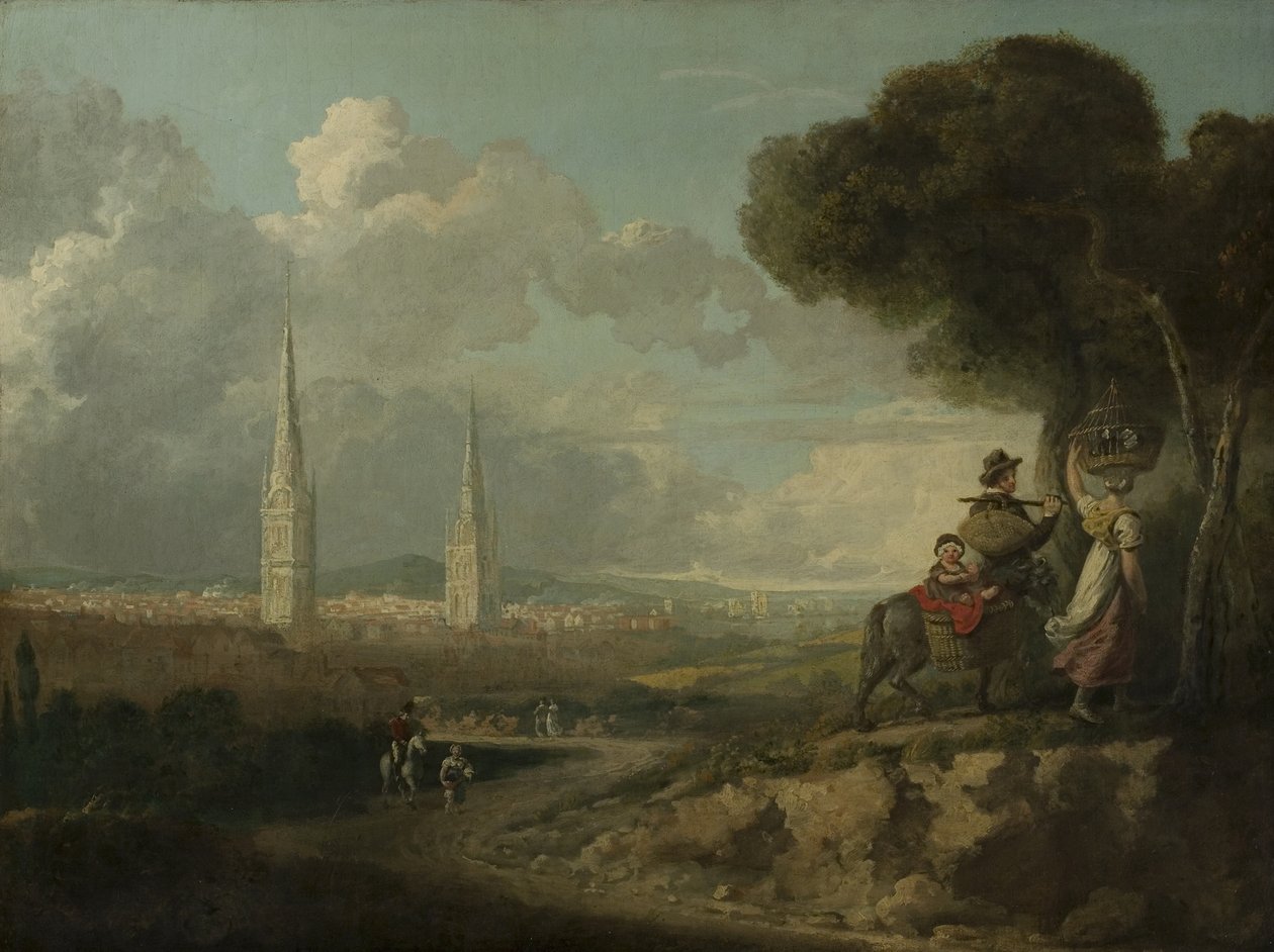 Coventry Hillfieldsistä, n. 1807 tekijältä Edward Junior Rudge