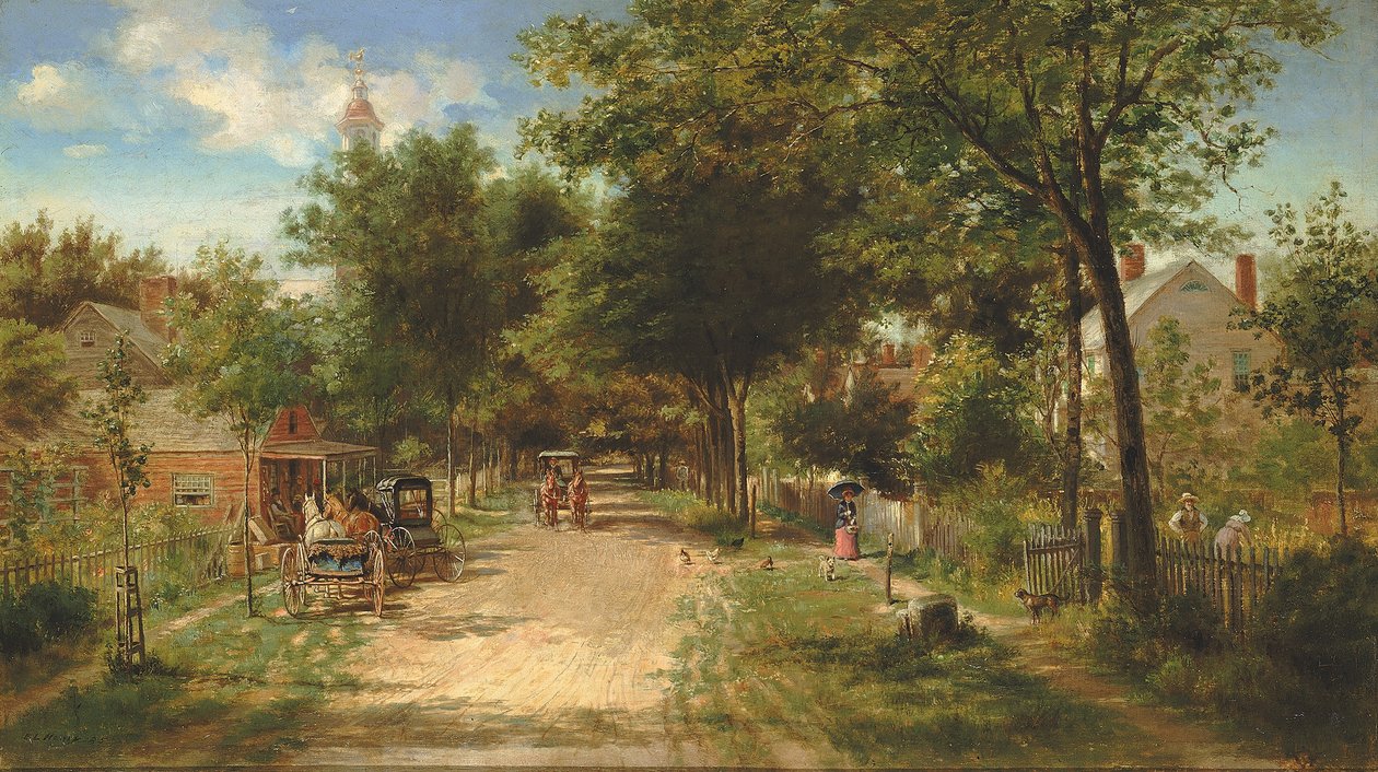 Maaseutukauppa, 1885. tekijältä Edward Lamson Henry