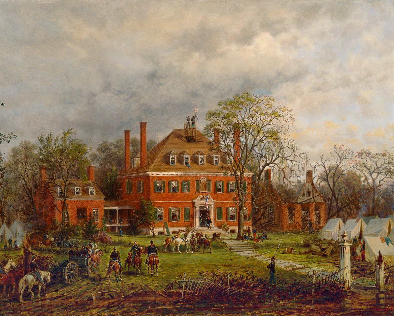 Vanha Westover House tekijältä Edward Lamson Henry