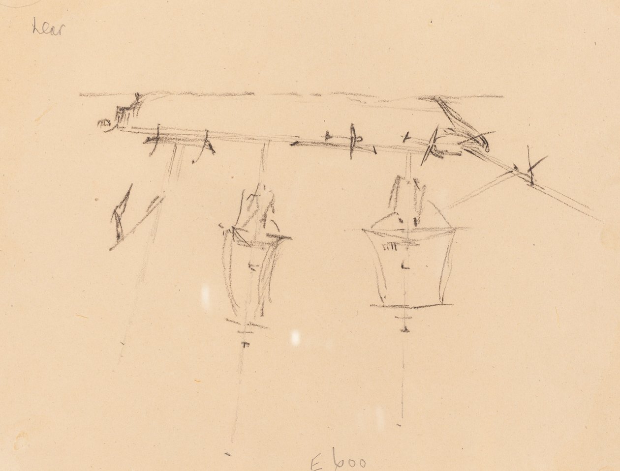 Purjelaiva [verso], 18391845. tekijältä Edward Lear