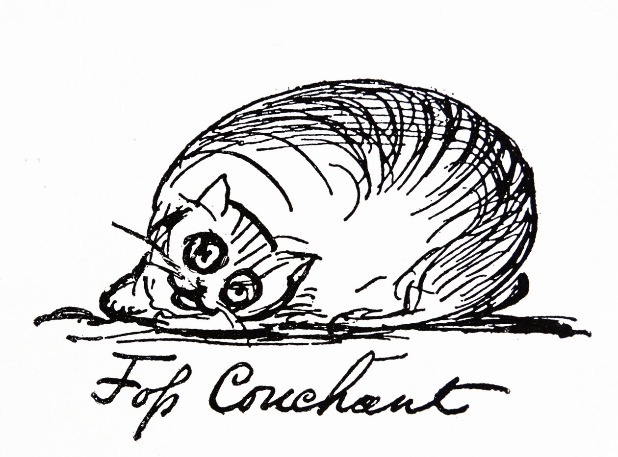 Kissahahmo (piirustus) tekijältä Edward Lear