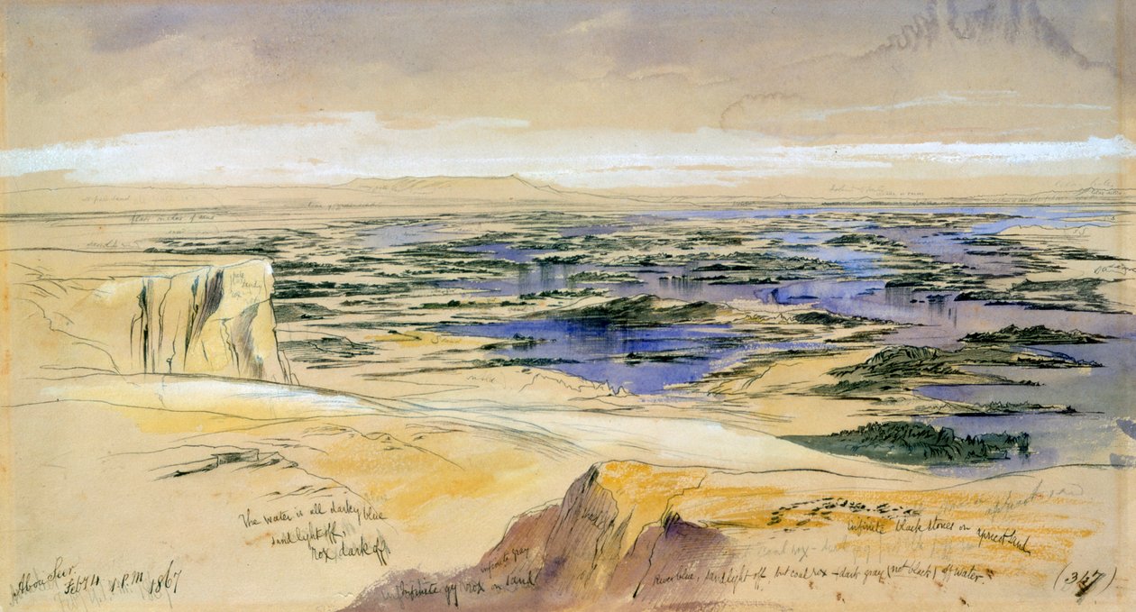 Aboo Seer, 4. helmikuuta 1867 tekijältä Edward Lear