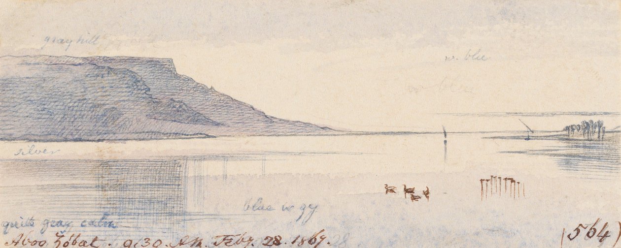 Aboo Zobat; 28. helmikuuta 1867 klo 9.30 (564) tekijältä Edward Lear