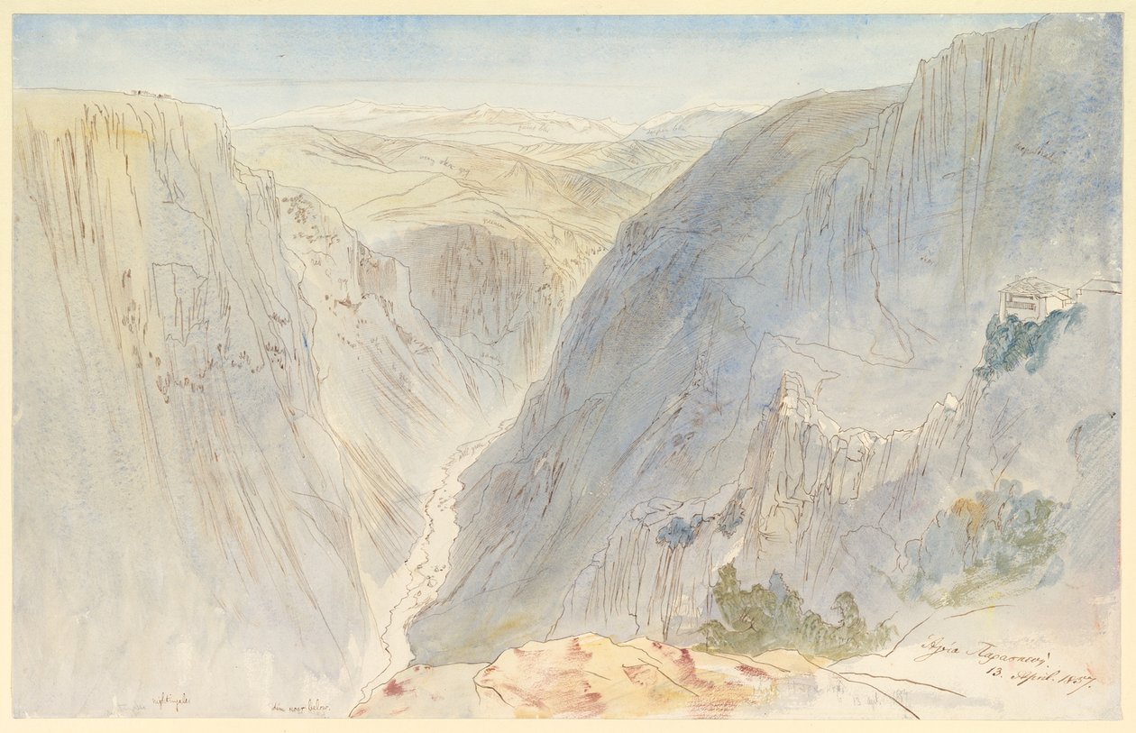 Agia Paraskevi, Epeiros, Kreikka tekijältä Edward Lear