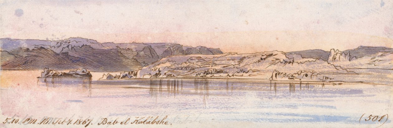 Bab el Kalabshe tekijältä Edward Lear