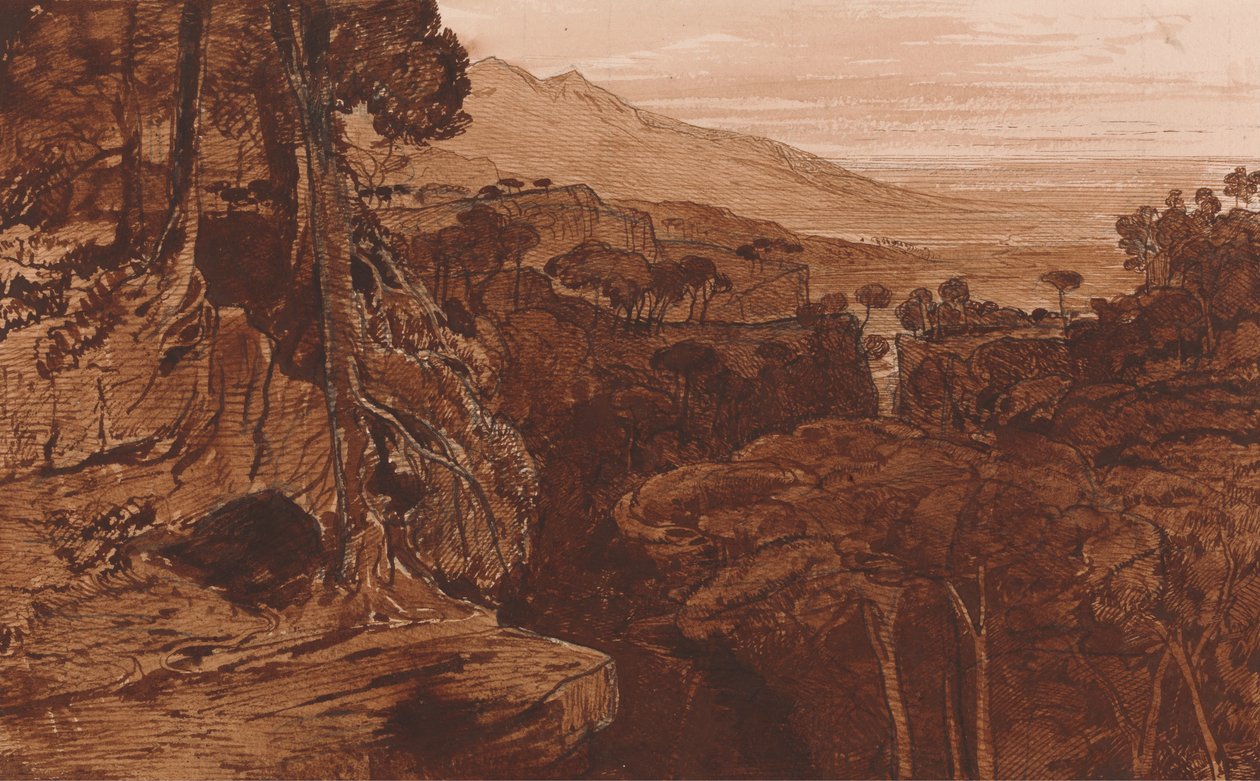 Bavella, Korsika tekijältä Edward Lear