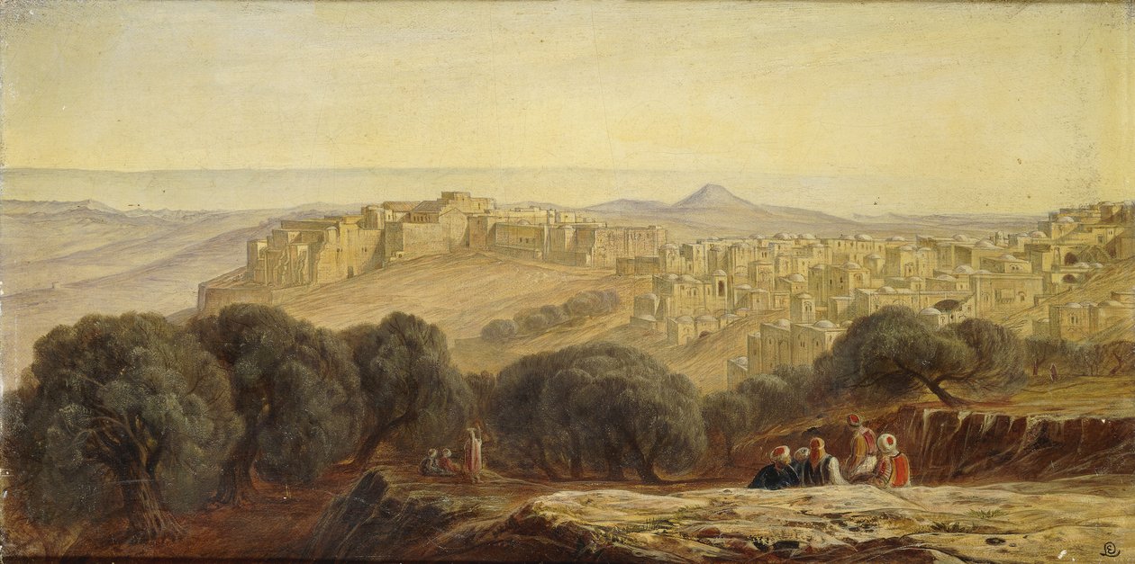 Betlehem, 1873 tekijältä Edward Lear