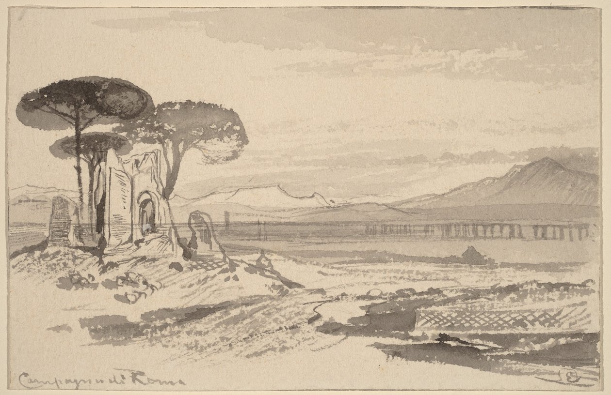 Rooman maaseutu tekijältä Edward Lear