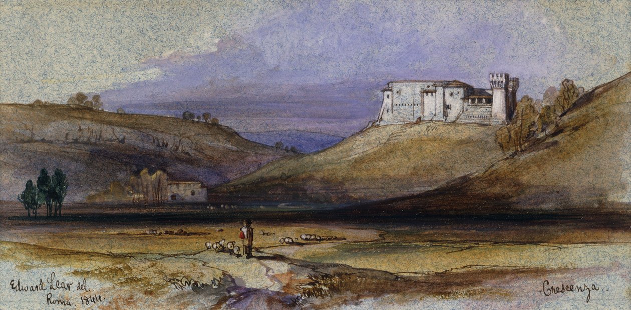 Crescenza, 1844 tekijältä Edward Lear