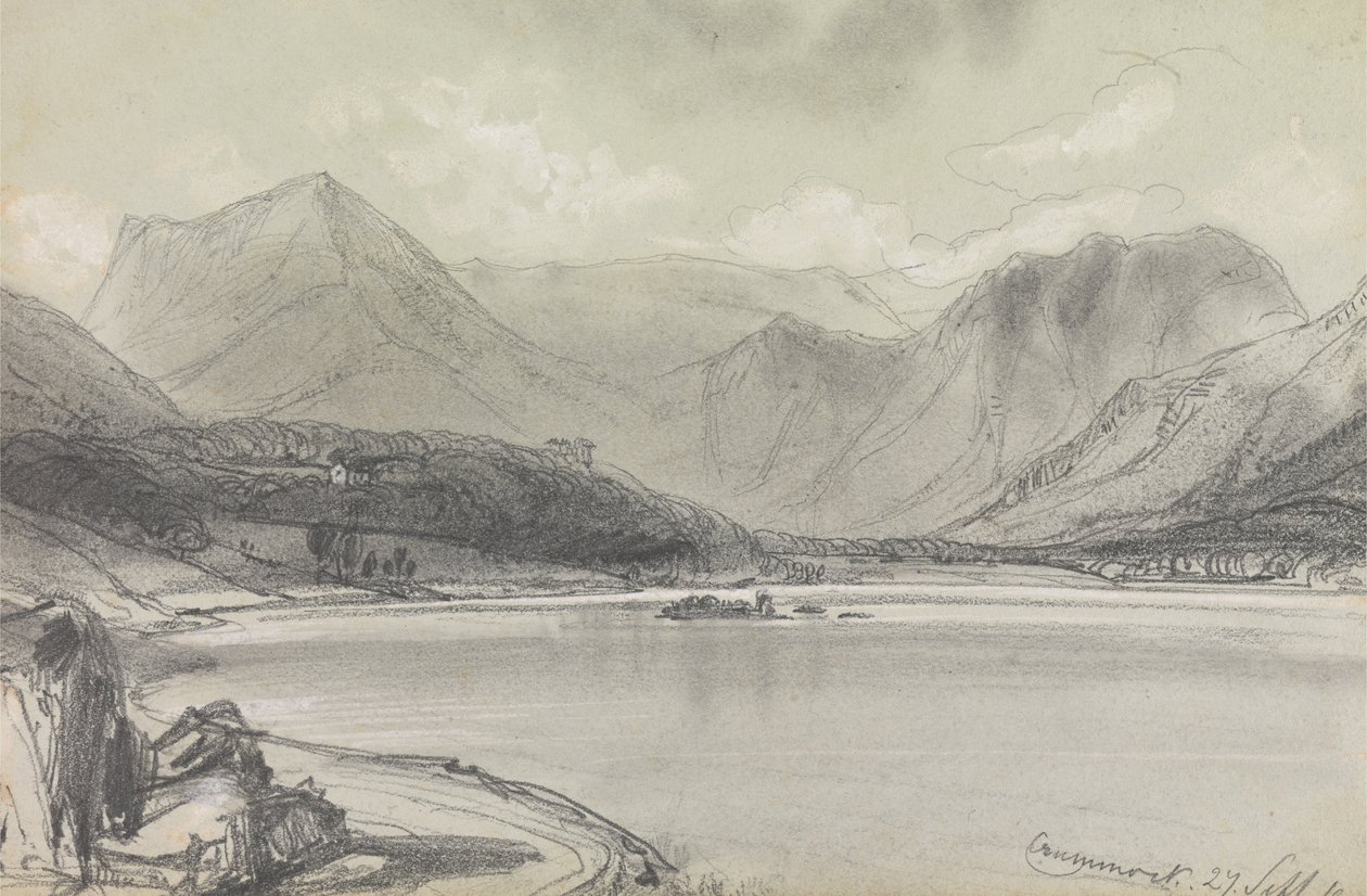 Crummockin vesi tekijältä Edward Lear