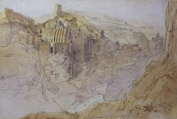 Dar Mar Sabbas, Palestiina tekijältä Edward Lear