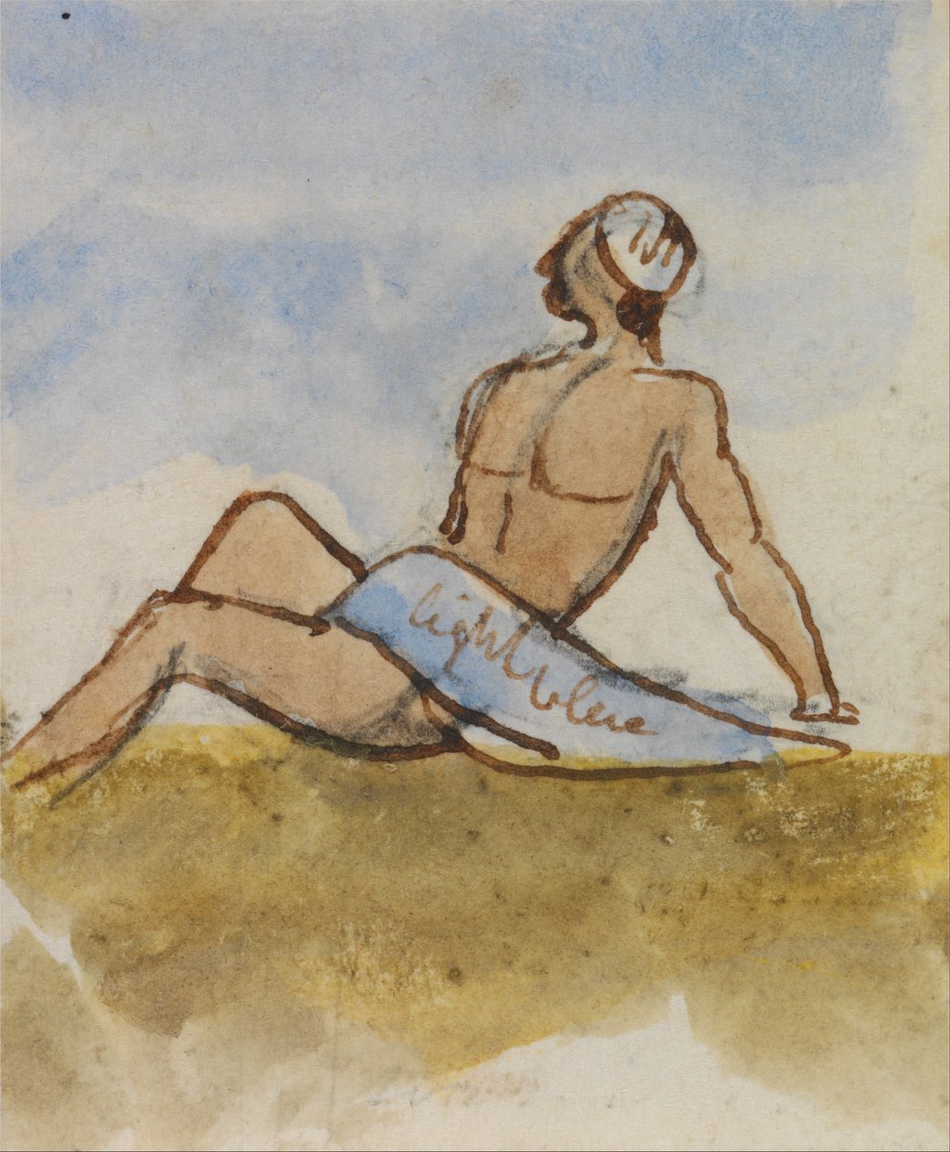 Egyptiläinen mies tekijältä Edward Lear