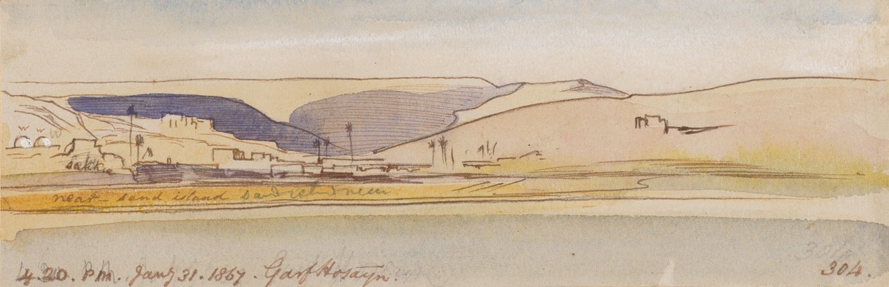 Garf Hosayn; 31. tammikuuta 1867 klo 16.20 (304) tekijältä Edward Lear