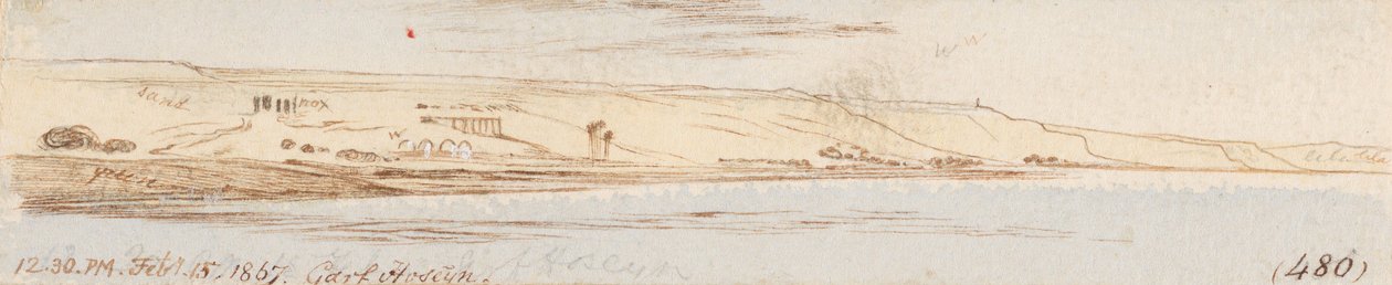 Garf Hoseyn; 15. helmikuuta 1867 klo 12.30 (480) tekijältä Edward Lear